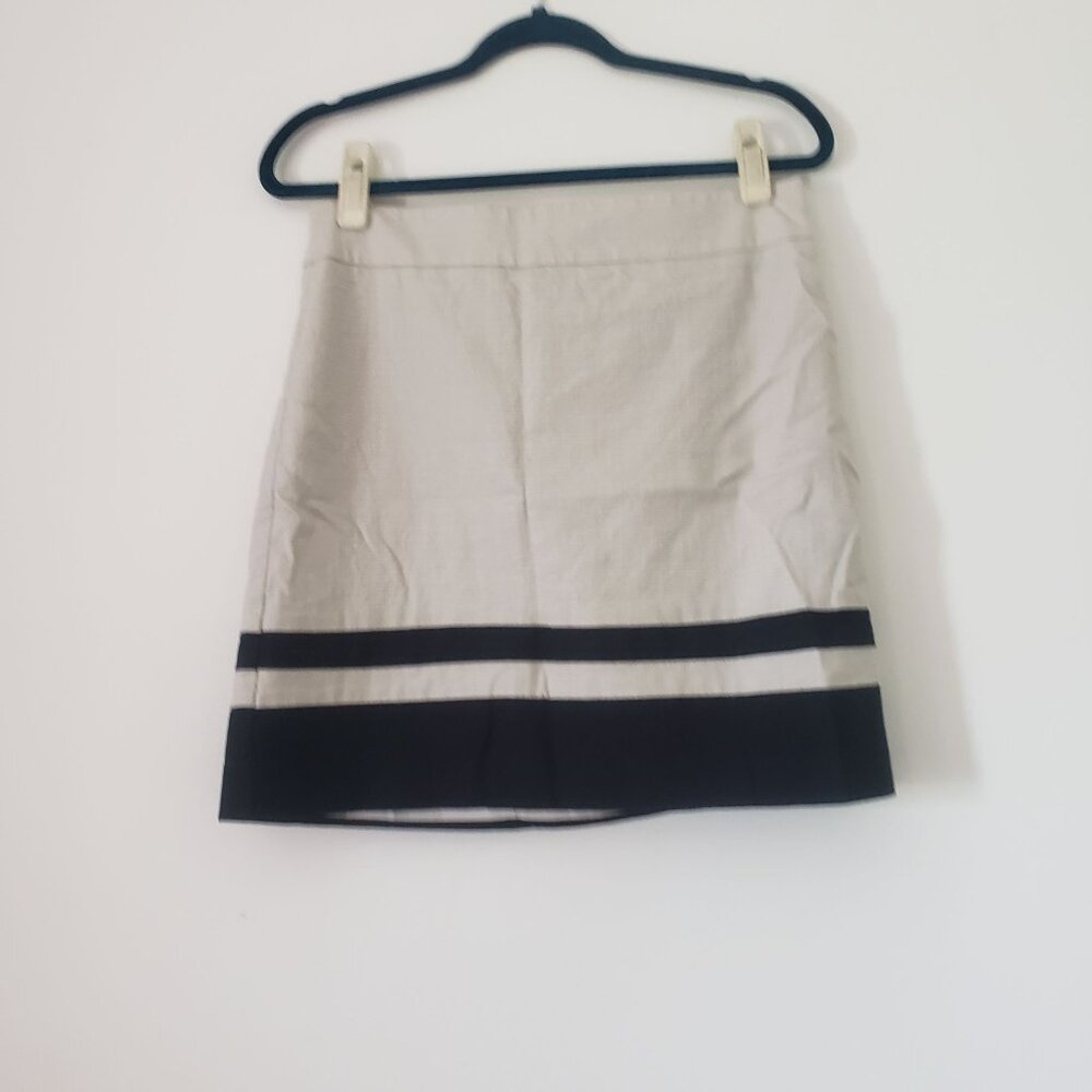 Loft Womens A Line‎ Skirt Size 6 Neutral Business Casual Office Work Chic